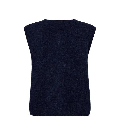 Mos Mosh MMAlmine Thora Knit Vest - Maritime Blue
