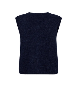 Mos Mosh MMAlmine Thora Knit Vest - Maritime Blue