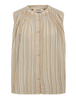 Mos Mosh MMAmelia Stripe Blouse - Sesame