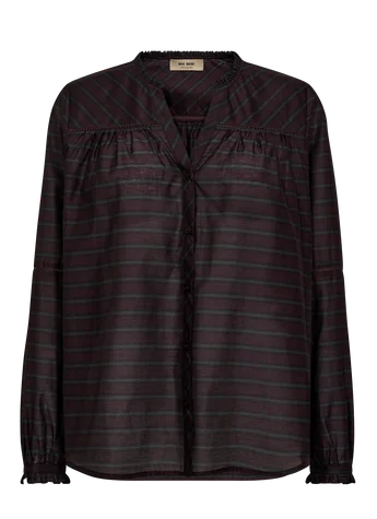 Mos Mosh MMBenedetta Silky Shirt - Fudge