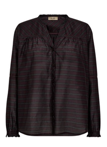 Mos Mosh MMBenedetta Silky Shirt - Fudge
