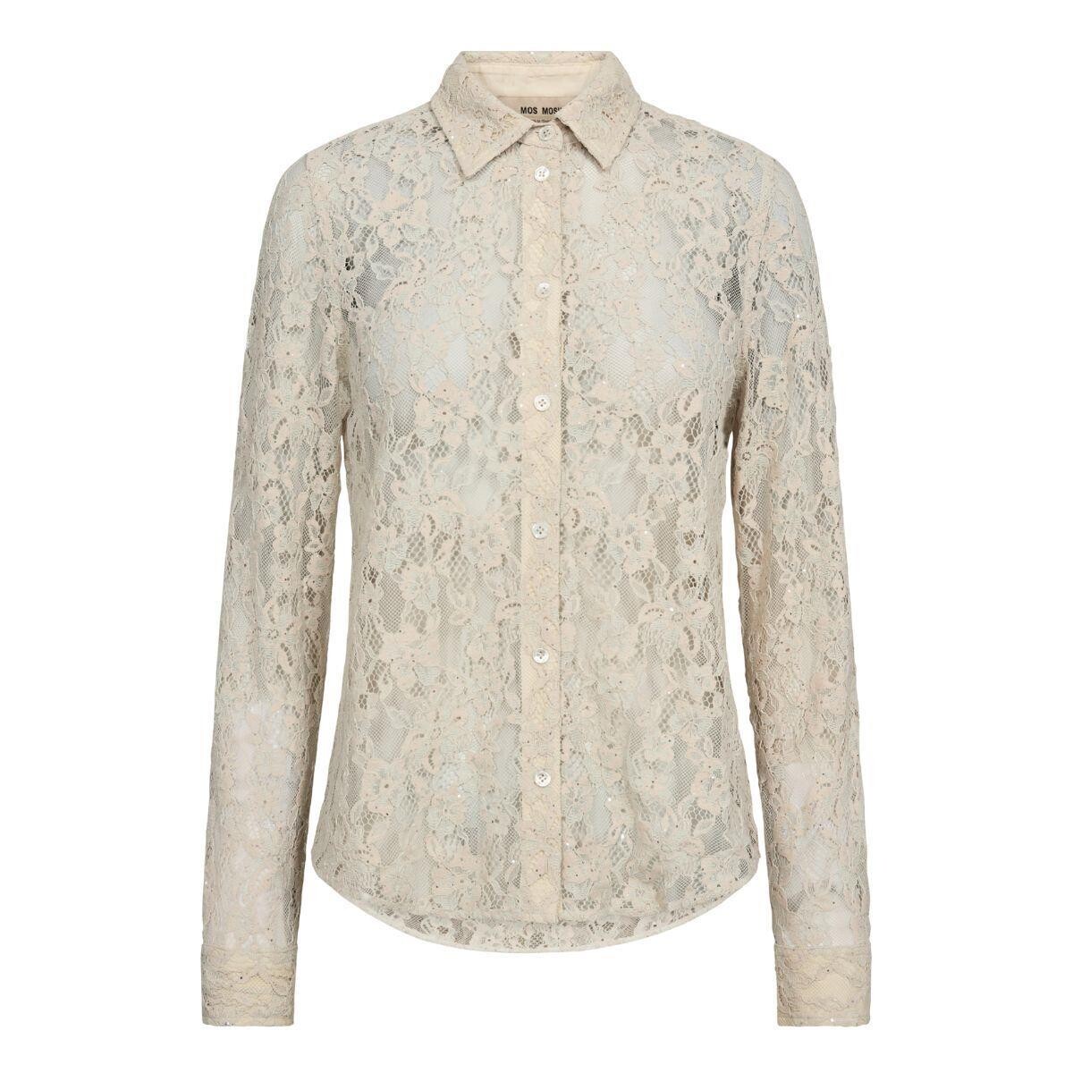 Mos Mosh MMKether Lace Sequin Shirt - Summer Sand