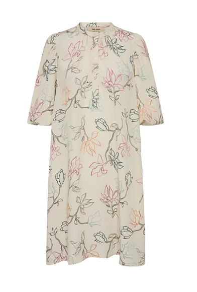 Mos Mosh MMLqala Leavy Dress - Ecru
