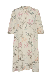 Mos Mosh MMLqala Leavy Dress - Ecru