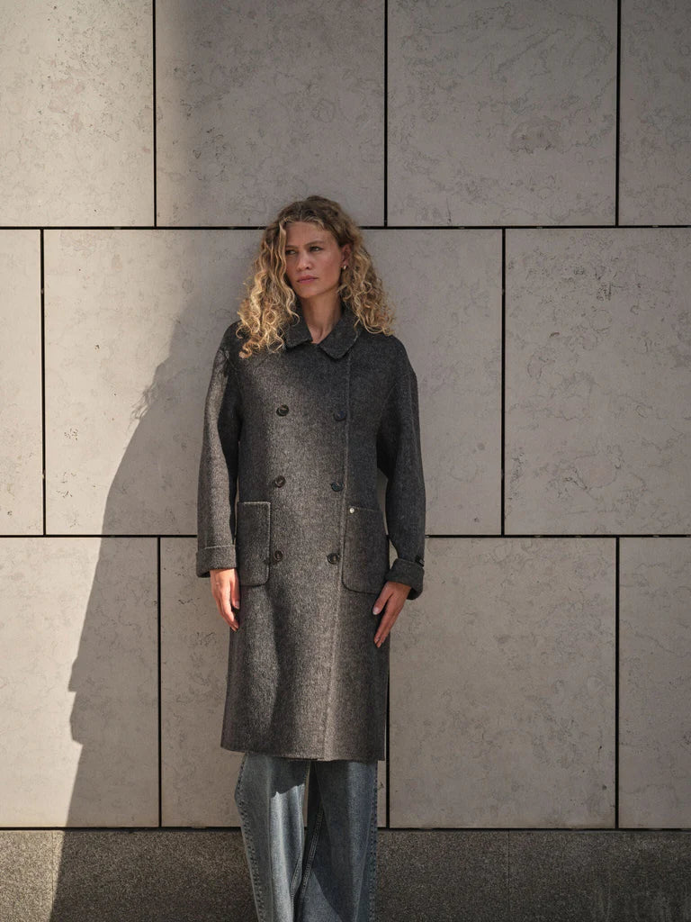 Mos Mosh MMLucca Barkley Wool Coat - Phantom