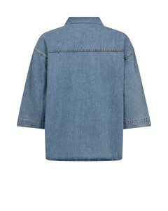 Mos Mosh MMMerla Deco Shirt - Light Blue Denim