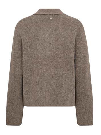 Mos Mosh MMThora Aidy Polo Knit - Falcon
