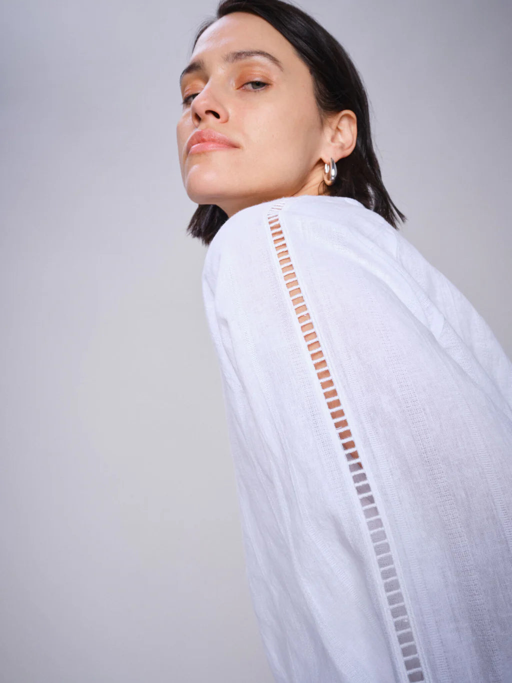 Mos Mosh MMZeina Linen Blouse - White