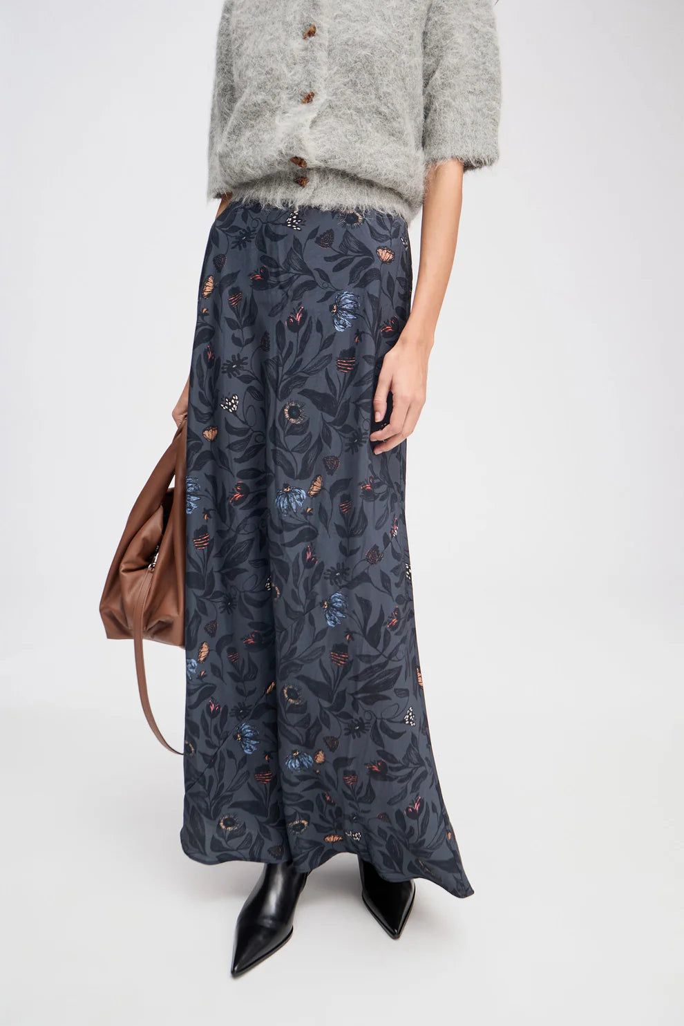 Munthe Bardot Skirt - Charcoal