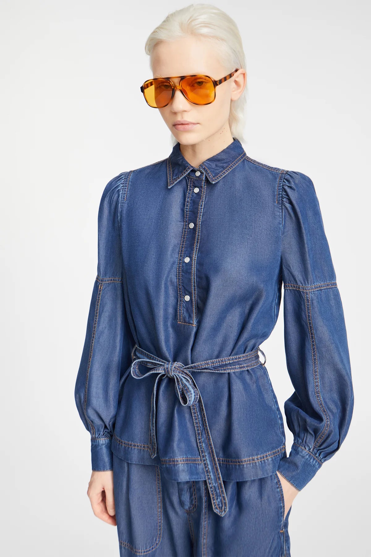 Munthe Pikine Blouse - Indigo