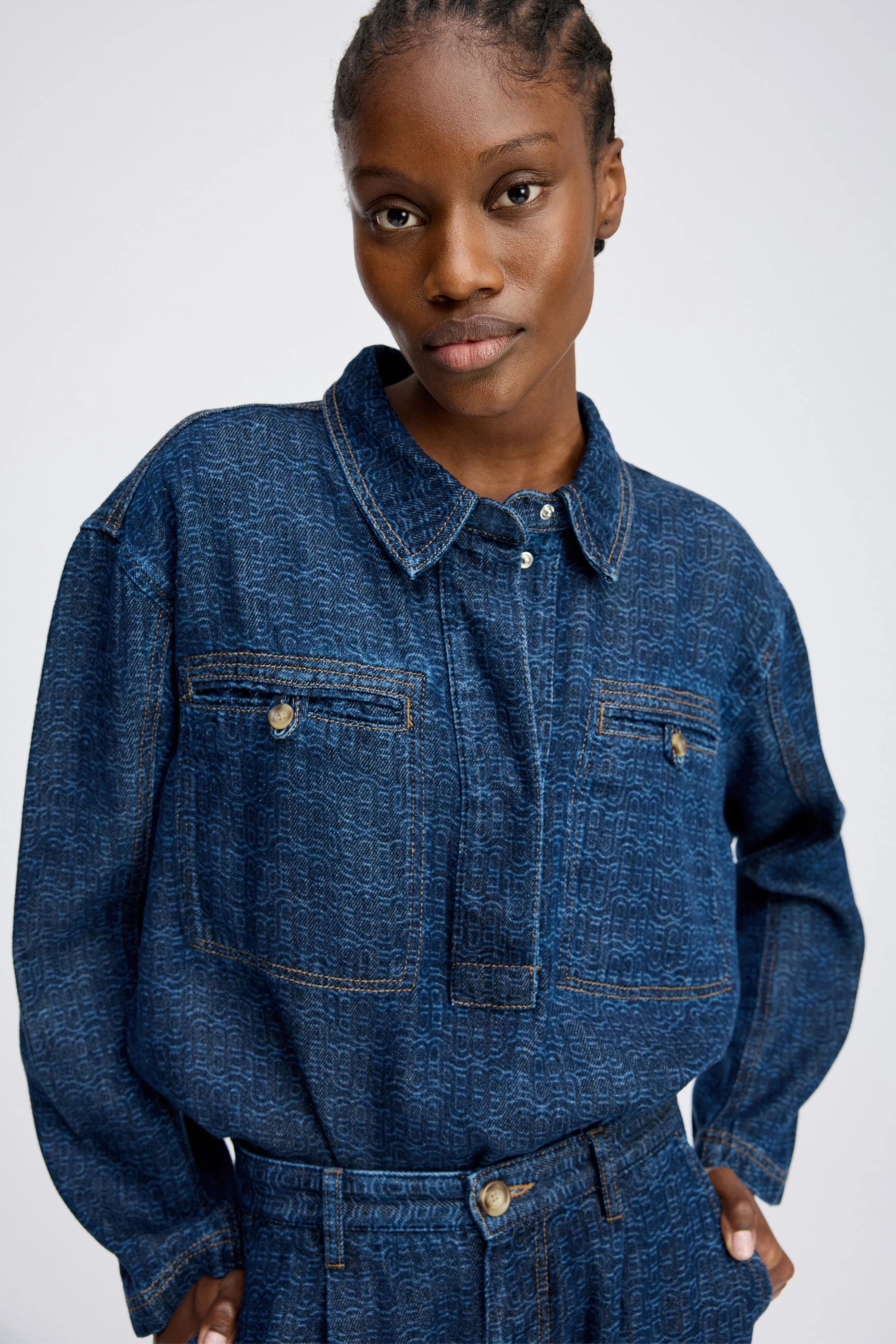 Munthe Ruxa Blouse - Indigo