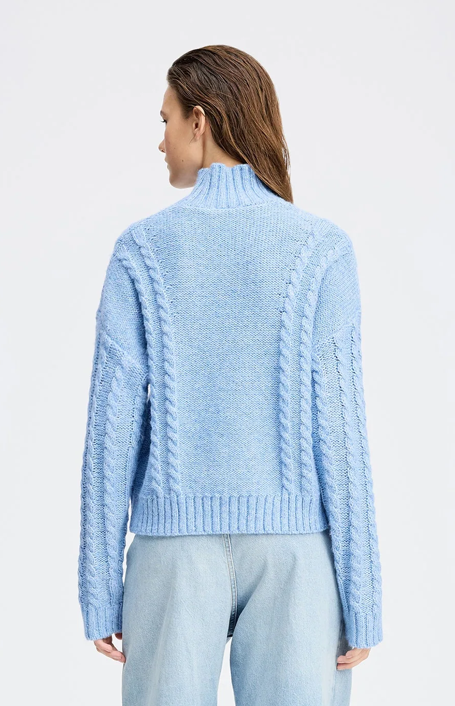 Munthe Loganberry Knit - Blue