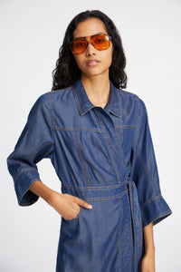 Munthe Prescott Dress - Indigo