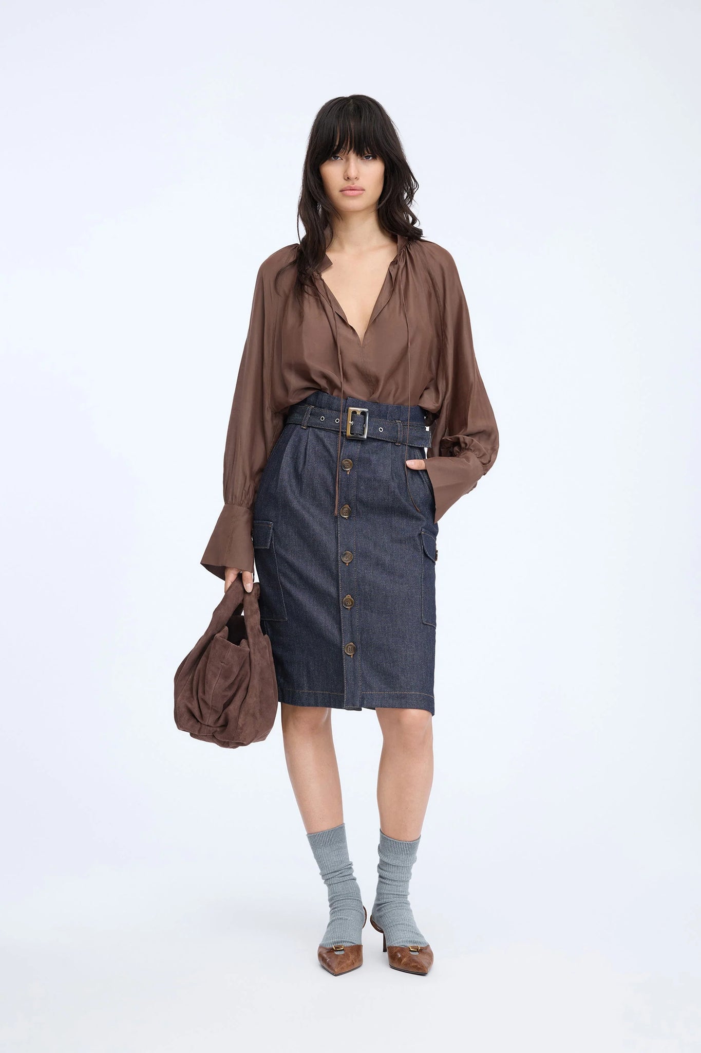 Munthe Roseberger Blouse - Mocca