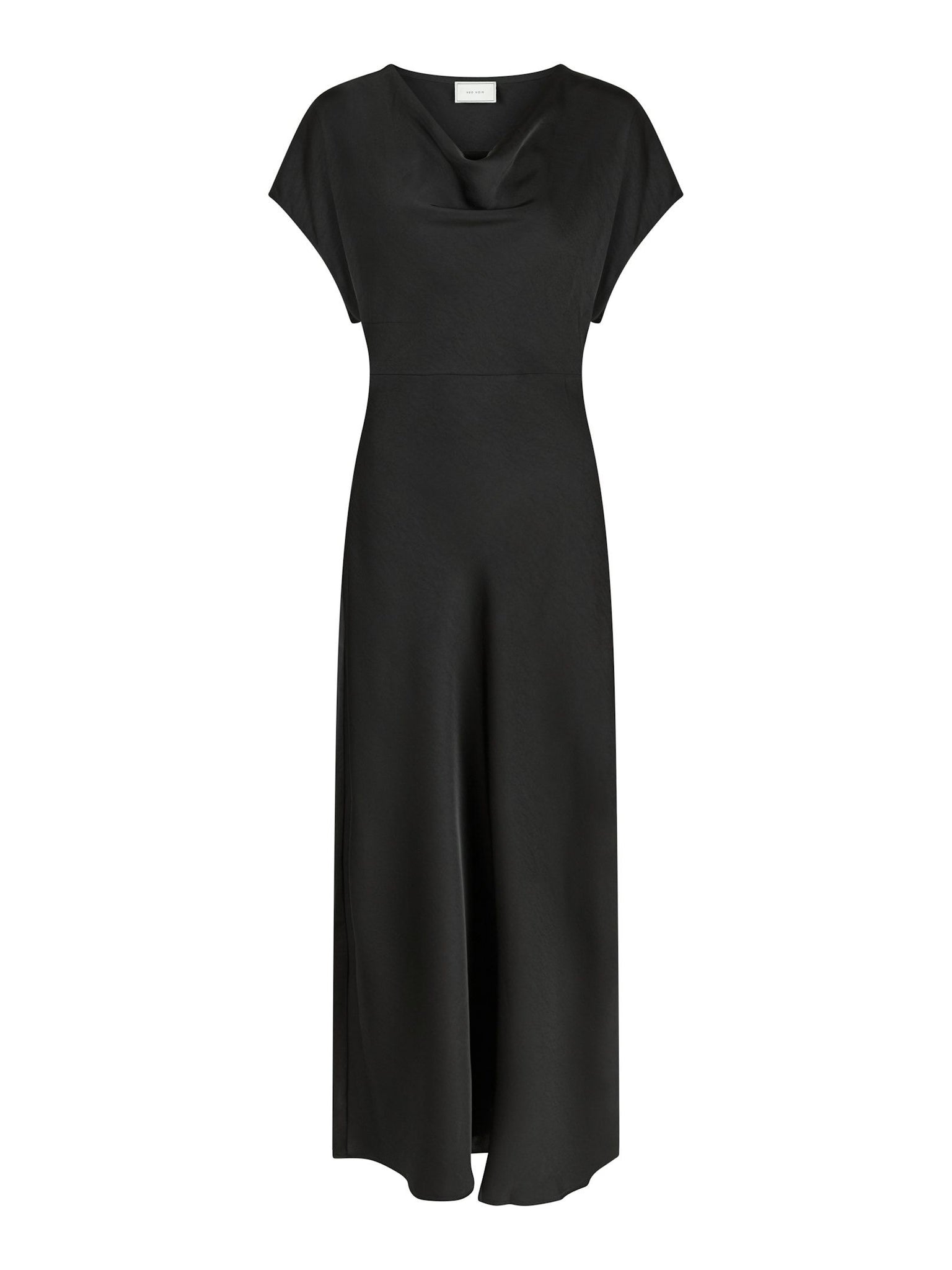 Neo Noir Andrea Heavy Sateen Dress - Black