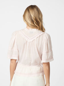 Neo Noir Evienne S Voile Top - Light Pink