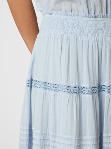 Neo Noir Felicia S Voile Skirt - Light Blue