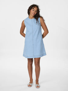 Neo Noir Livo Denim Dress - Light Blue