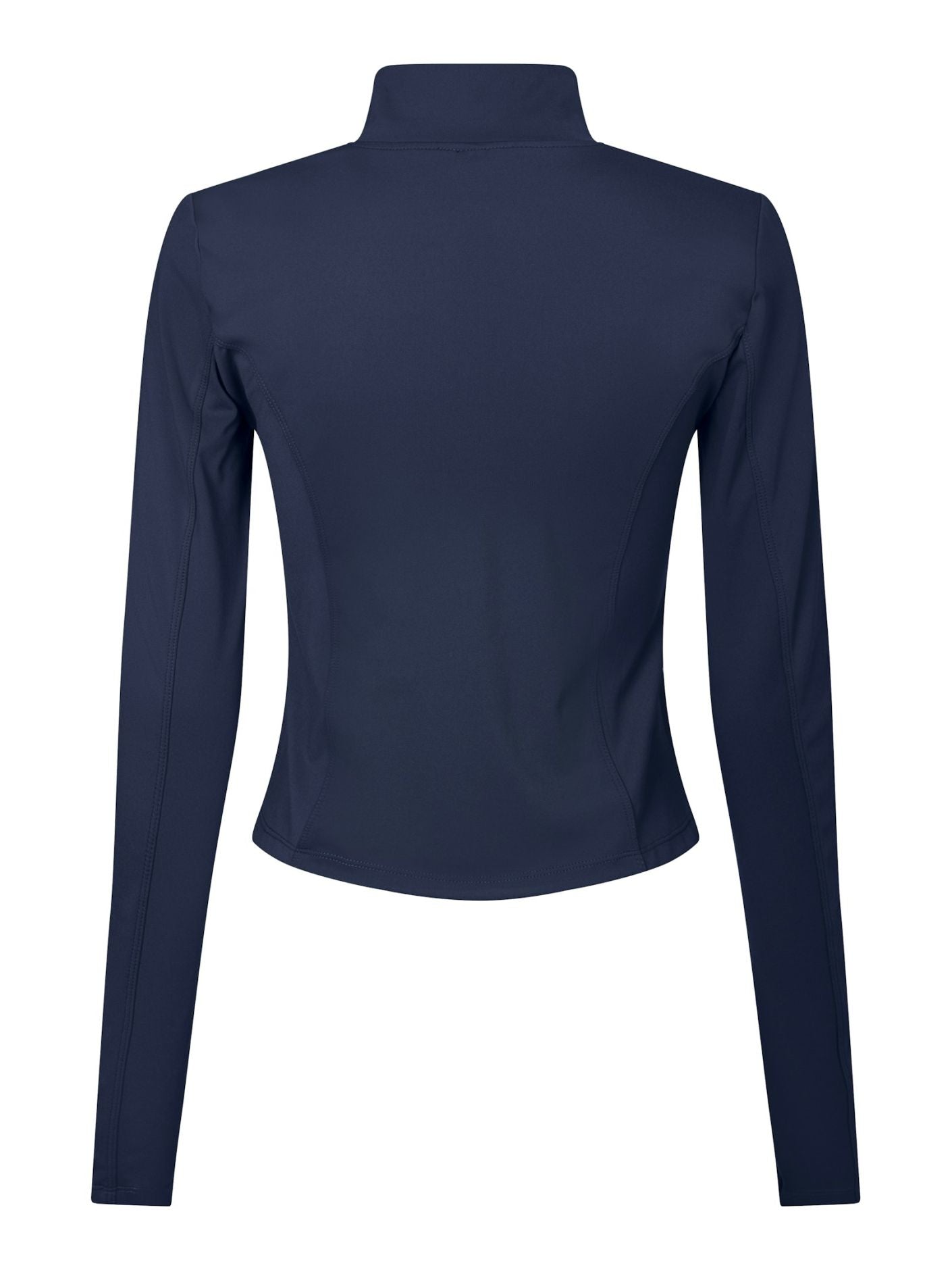 Neo Noir Nolana Zip Blouse - Navy