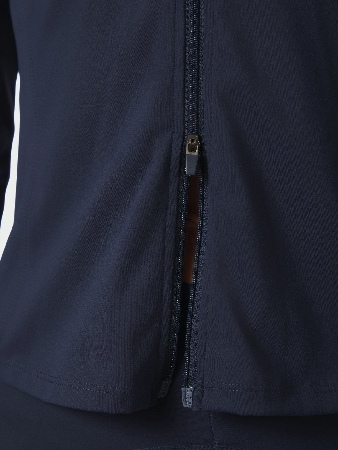 Neo Noir Nolana Zip Blouse - Navy