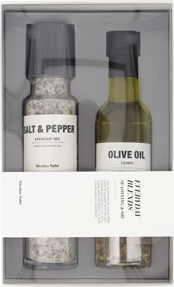 Nicolas Vahe´ Everyday Blends Seasoning & Oil Gift Box