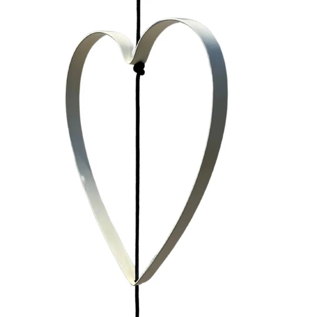 Nordic By Hand - Snoren Iron Heart Outline - Creme - L