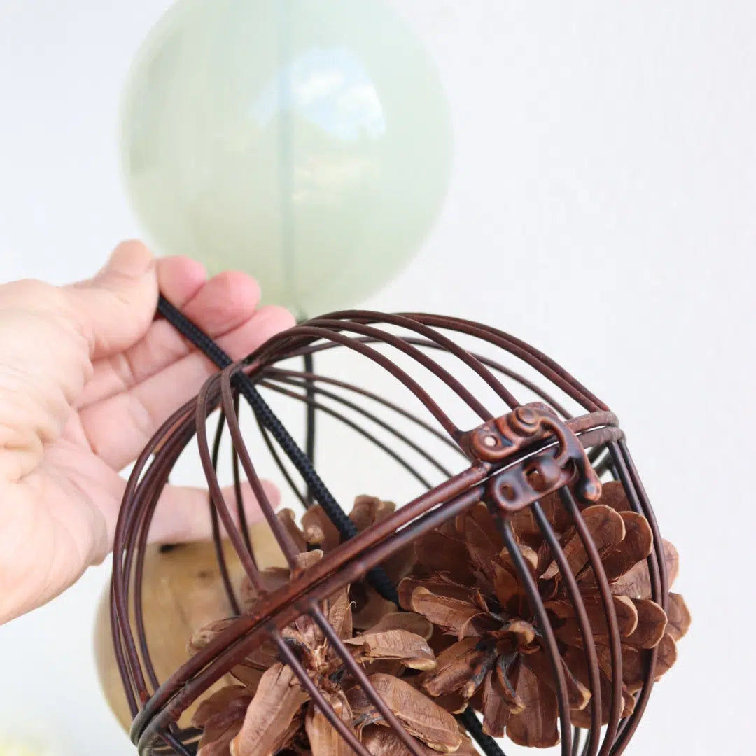 Nordic By Hand - Snoren - Iron Decor ball - Rust - Small