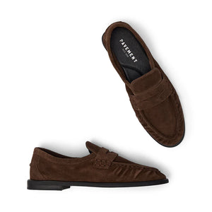 Pavement Elmira Suede Loafers - Brown Suede