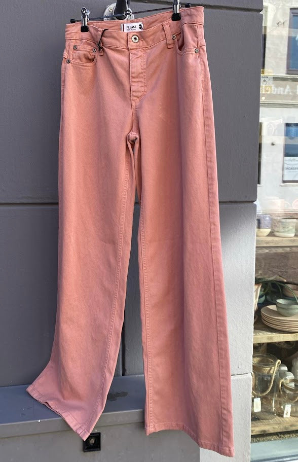 Please Jeans Anne Soft Cotton Pant - Rosa Vintage