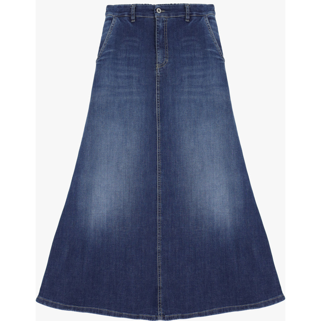 Please Oslo A-Shape Skirt - Blu Denim