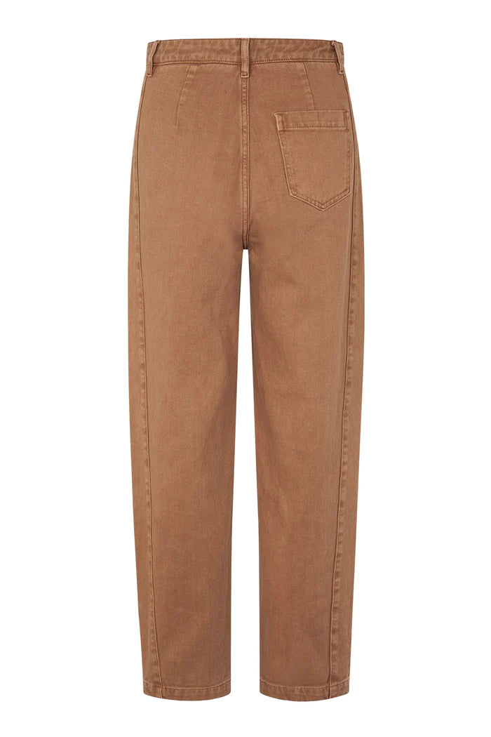 Rabens Saloner Ama Canvas Drill Bag Pant - Toasted