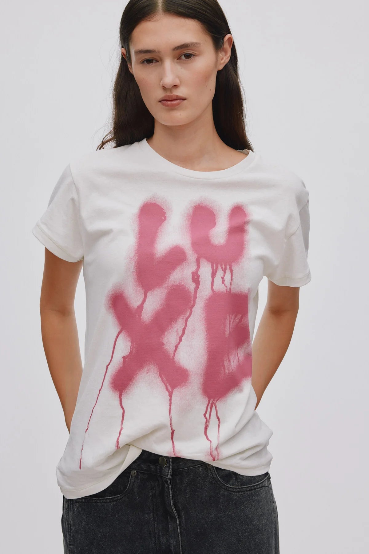 Rabens Saloner Ambla Luxe T-Shirt - Pink