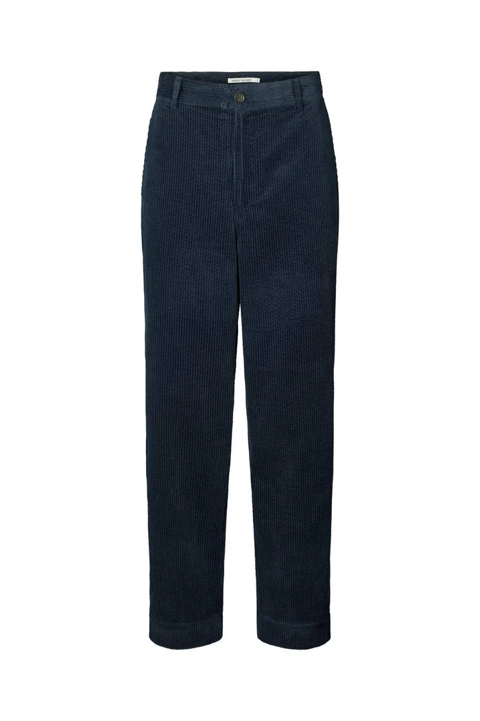 Rabens Saloner Carly Corduroy Pants - Dark Navy