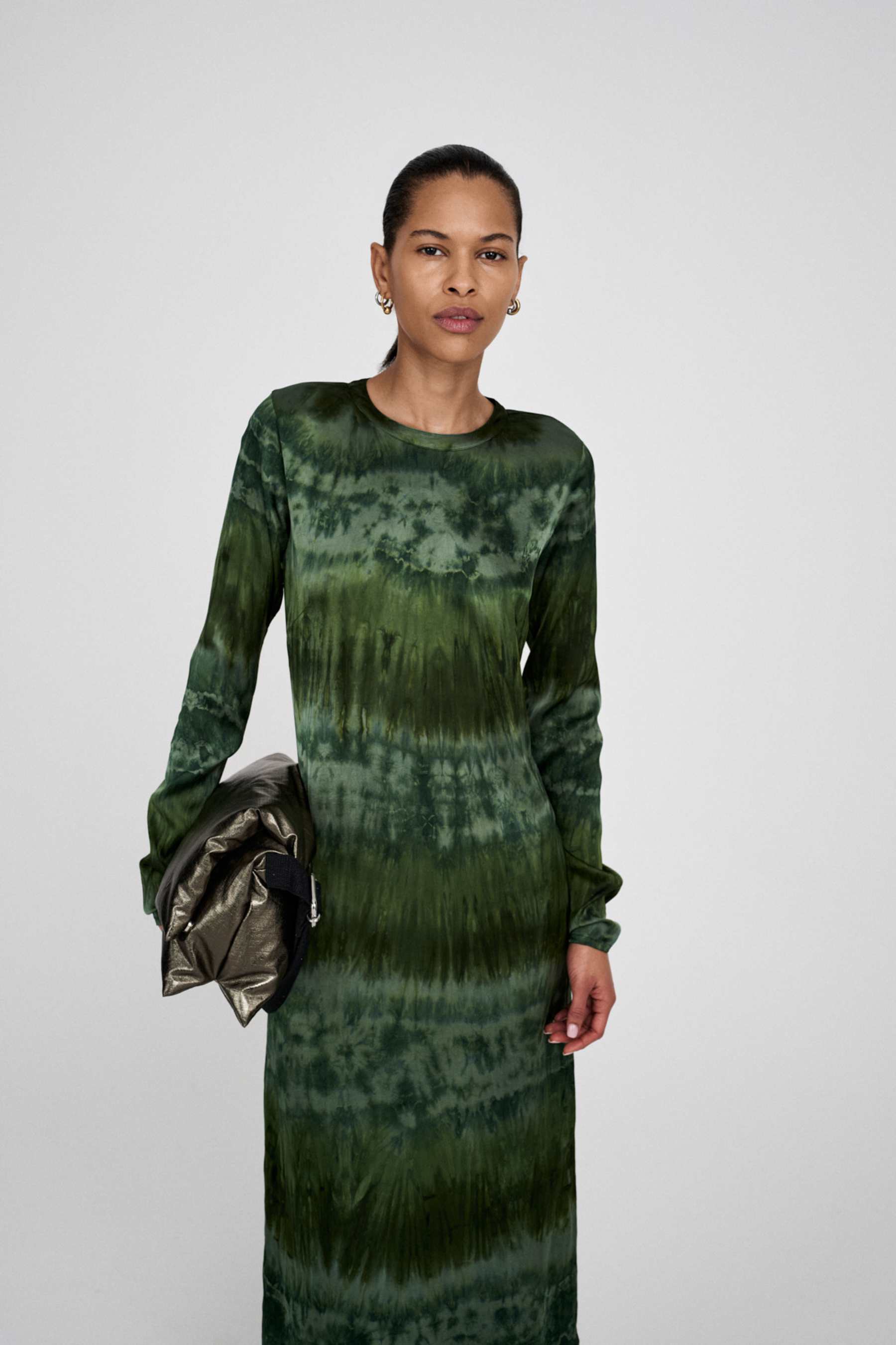 Rabens Saloner Cesilla Arizona Tube Dress - Bottle Green