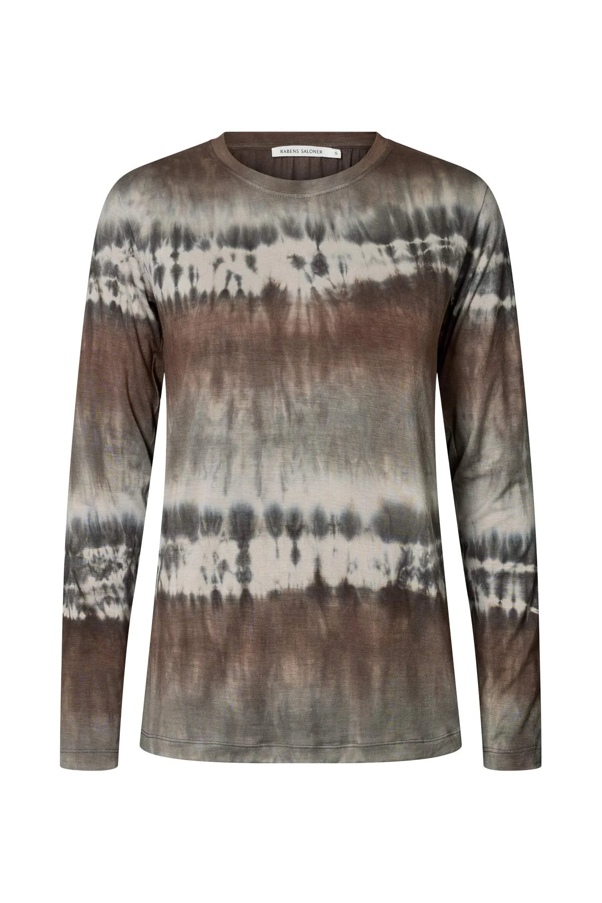 Rabens Saloner Xenia Arizona Long Sleeve T-Shirt - Dry Mocca Combo