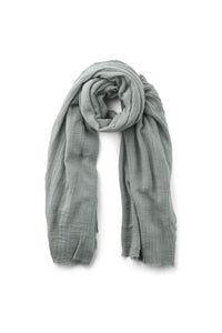 Rabens Saloner Dorde Cotton Gauze Scarf - Sage