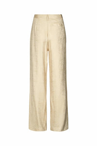 Rabens Saloner Gurli Cluster Jacquard Zip Pants - Fiber