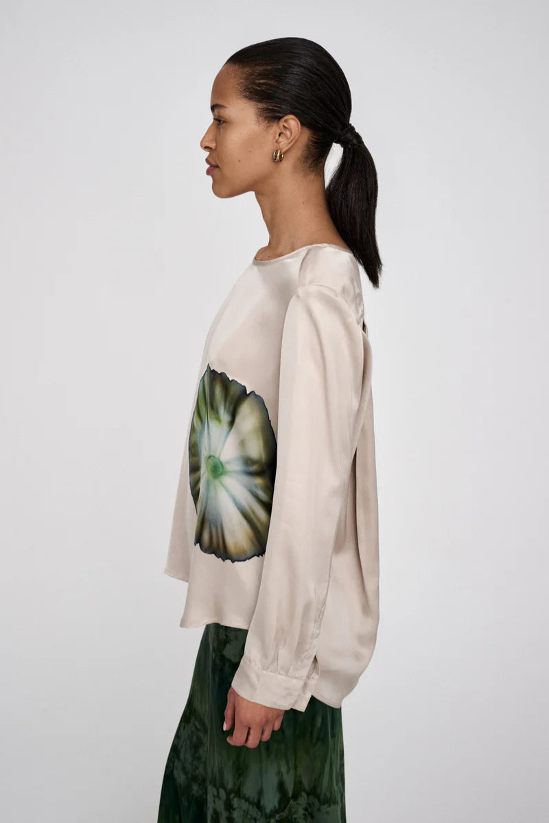 Rabens Saloner Ibi Bloom Blouse - Powder Combo