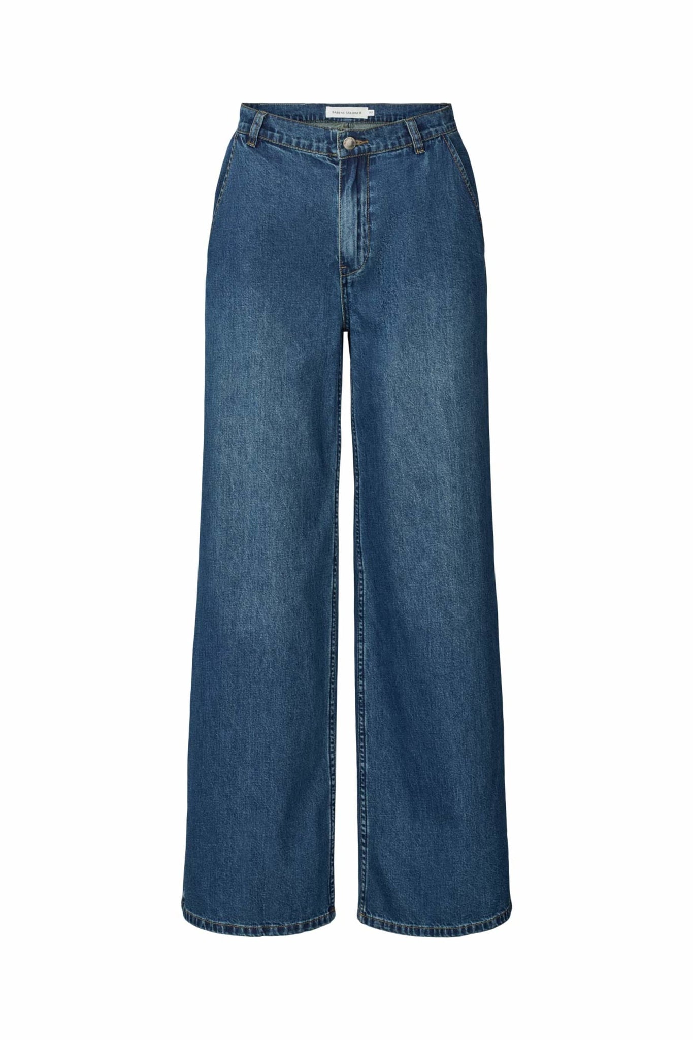 Rabens Saloner Inez Soft Denim Pant - Washed Indigo