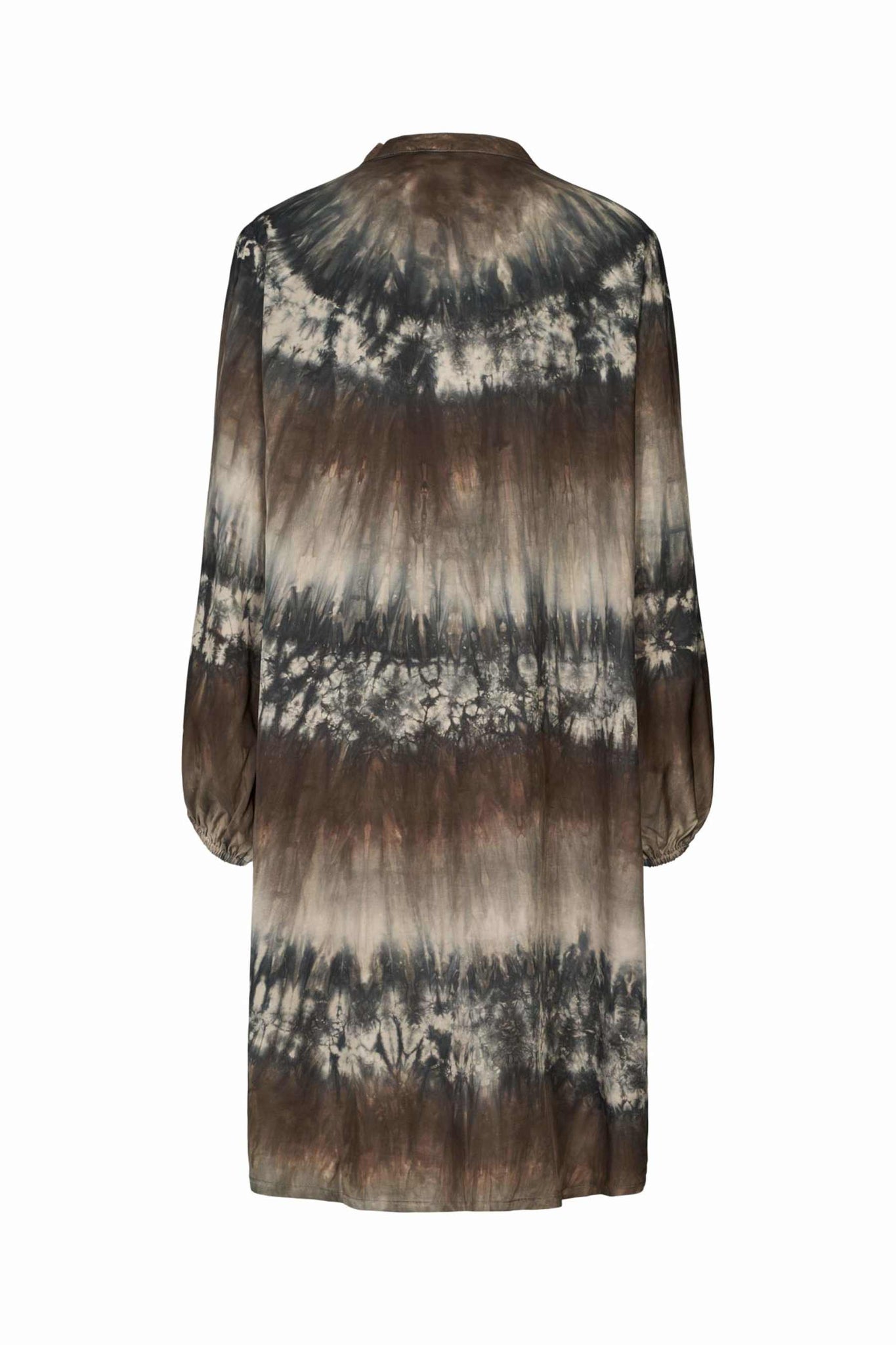 Rabens Saloner Irela Arizona Tie Dress - Cement Combo