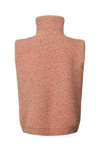 Rabens Saloner Rumi Sheep Knit Vest - Peachy