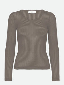 Rosemunde RWBelize Silk LS T-Shirt - Falcon