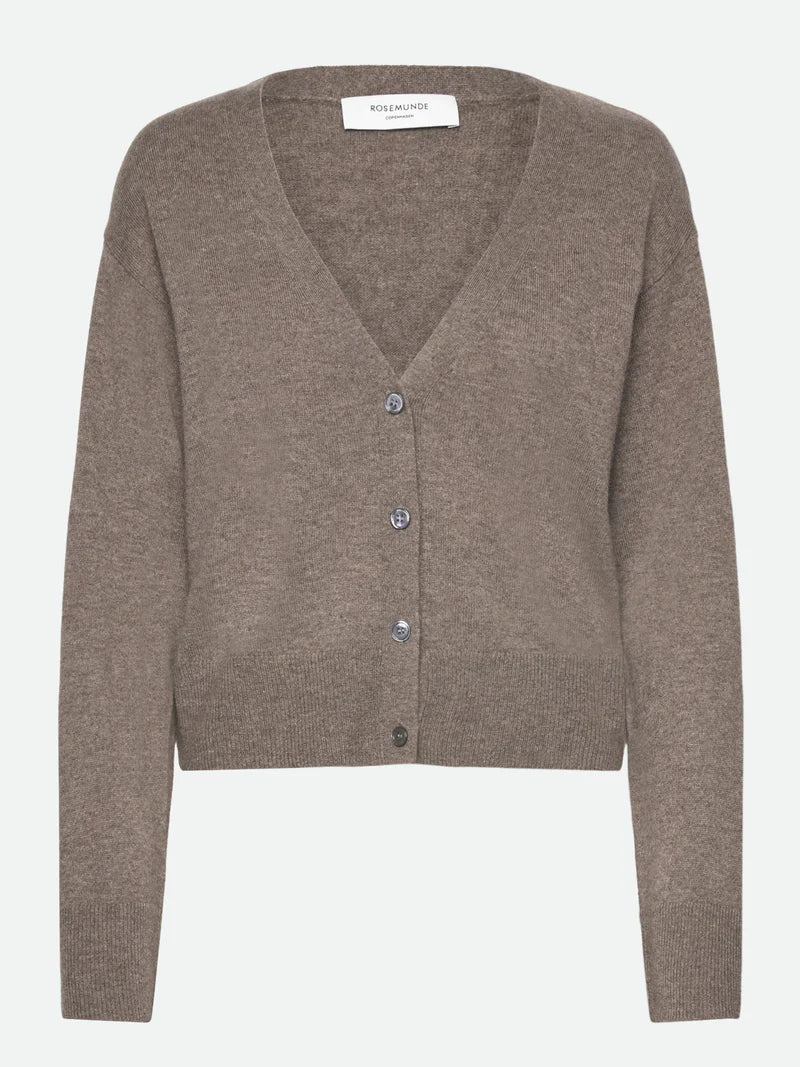 Rosemunde RWRovatia Cardigan - Brown Grey Melange