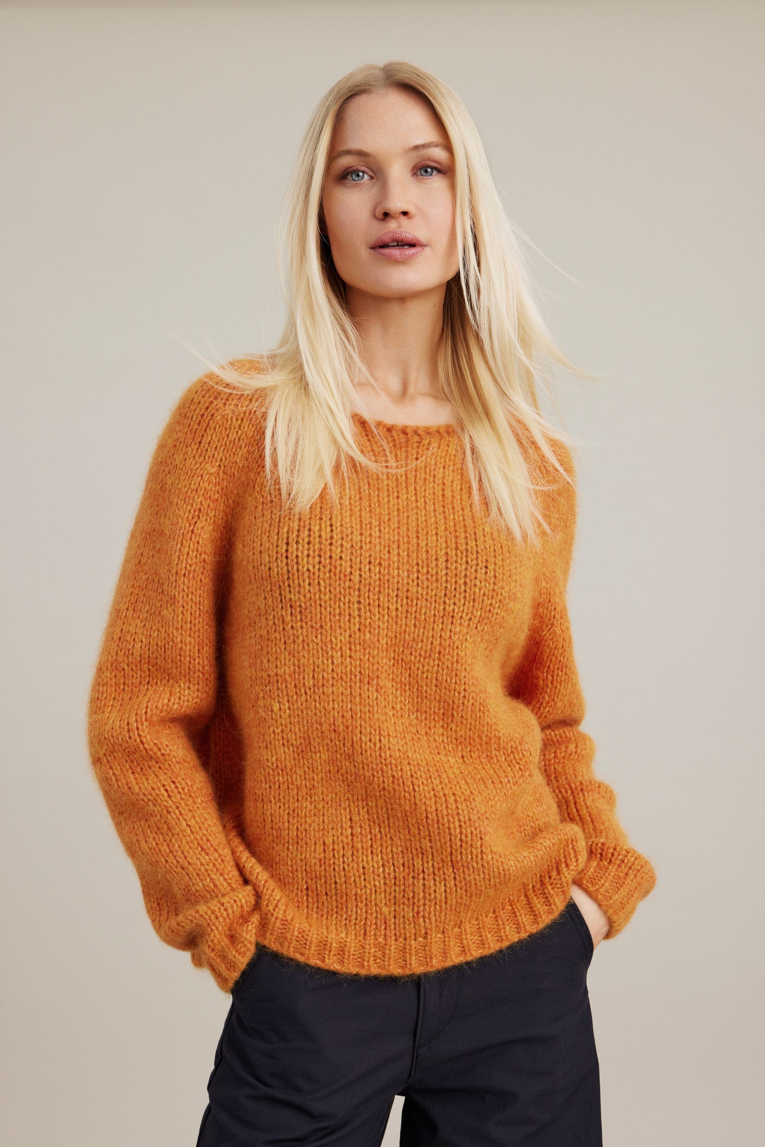 Sibin Linnebjerg Reva Strik - Light Orange