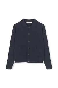 Sibin Linnebjerg Kaja Strik Cardigan - Navy