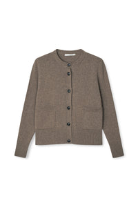 Sibin Linnebjerg Kjersti Strik Cardigan - Dark Sand