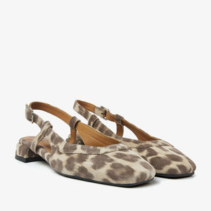 Via Vai Julie Xena Slingbacks - Leopard