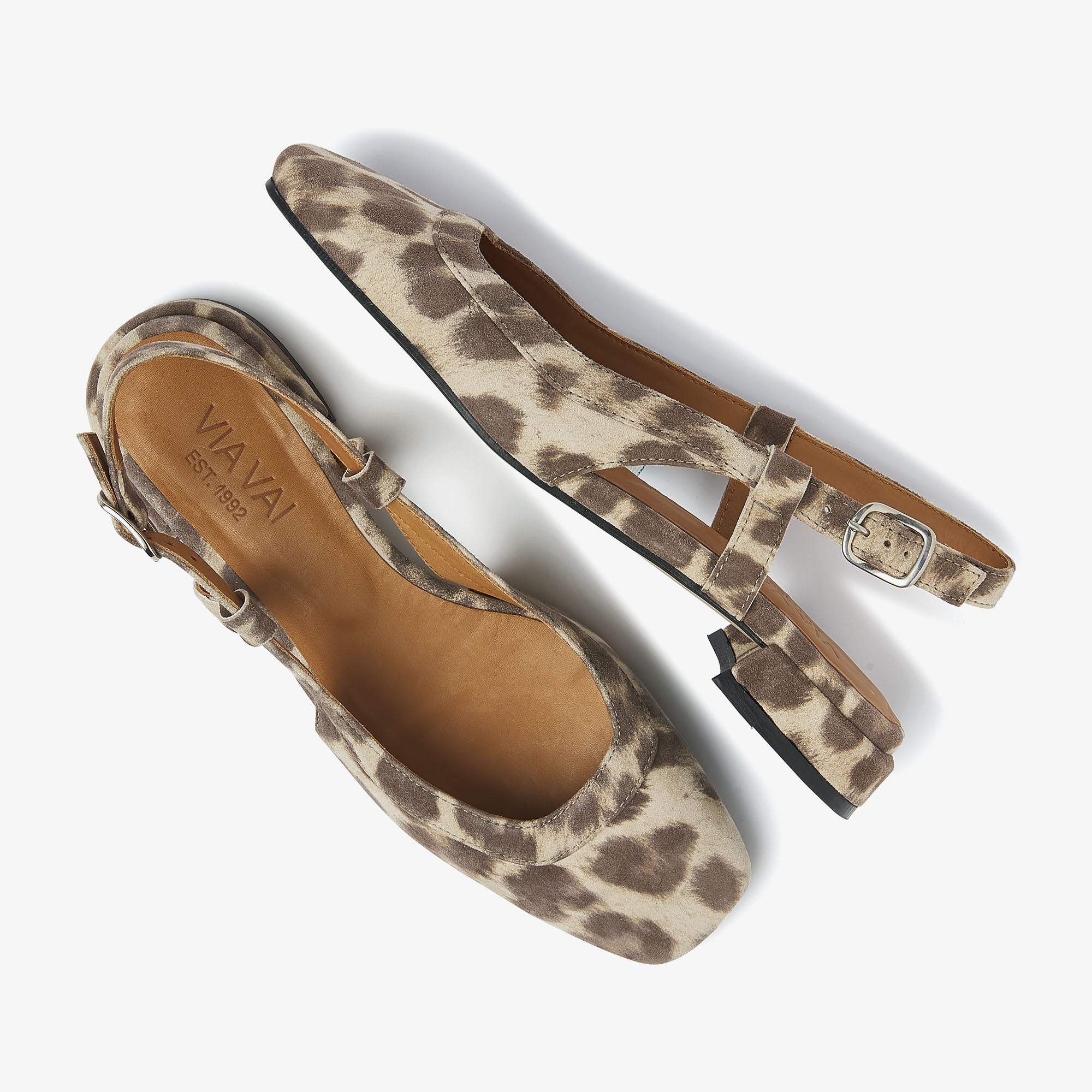 Via Vai Julie Xena Slingbacks - Leopard