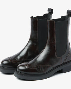 Via Vai Lucia Gina Chelsea Boots - Eris Mustang Brown