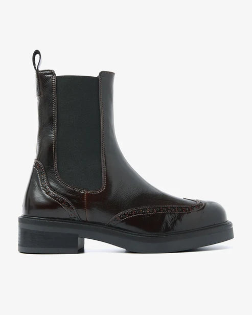Via Vai Lucia Gina Chelsea Boots - Eris Mustang Brown